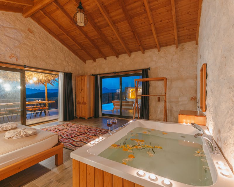 spa-like bathtub