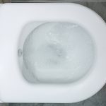toilet bubbling