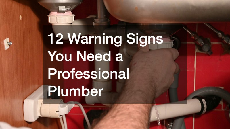 12 Warning Signs You Need a Professional Plumber